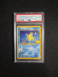 2021 Pokemon Celebrations: Shining Magikarp Classic Coll. Neo Revelation PSA 10 - Picture 1 of 2