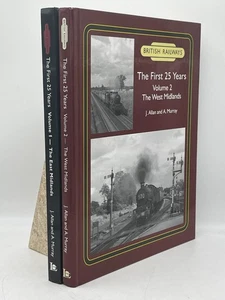British Railways First 25 Years Vol 1 &2 J. Allan HB Lightmoor Press Railway - Imagen 1 de 3