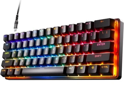 Teclado óptico para juegos SteelSeries Apex 9 Mini RGB 60 % mecánico - Excelente  Foto 1 de 4