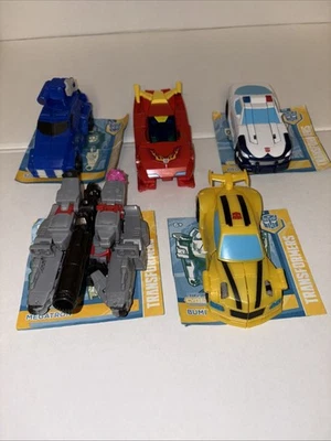 Transformers Cyberverse Bundle Job Lot, 5 Figures Megatron, Bumblebee, Soundwave - Image 1 of 4