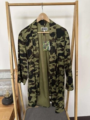 BAPE 1st Camo Kimono Long Shirt - Green (Size M) - Image 1 of 4