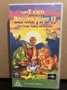 The Land Before Time II : The Great Valley Adventure VHS Video Tape Rare B5 - Picture 1 of 3