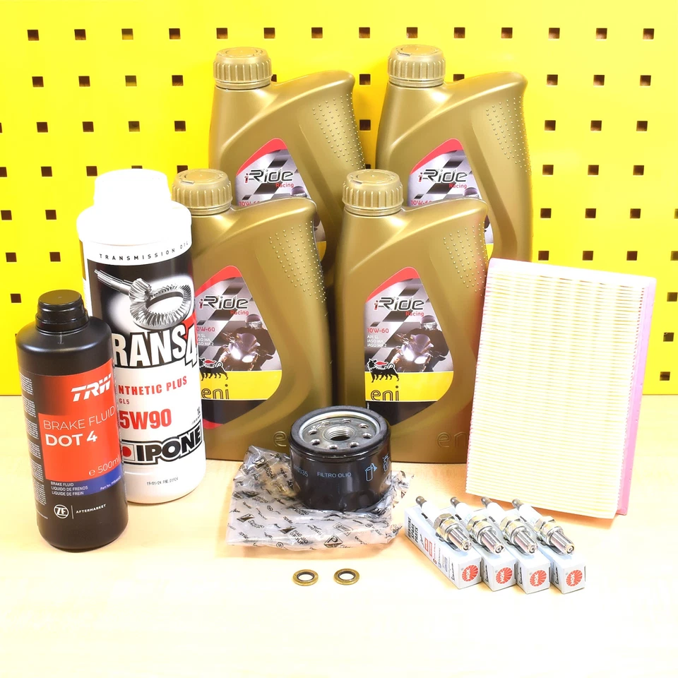 Set Original Ölfilter NGK Luftfilter Eni 10W60 Für: Moto Guzzi California 1400 - Bild 1 von 1