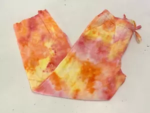Pantalones de lino Liz Claiborne tie dye talla S hippie - Imagen 1 de 9