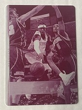 2007-08 Upper Deck ALLEN IVERSON Magenta Printing Press Plate 1/1