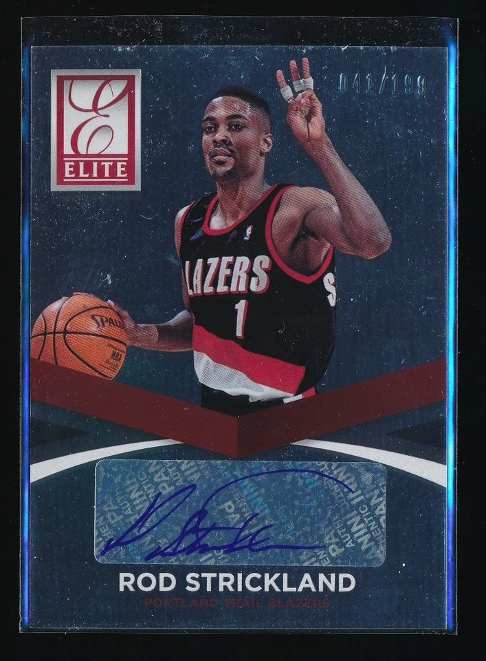 ROD STRICKLAND 2014-15 ELITE STATUS AUTO 041/199 *PORTLAND TRAIL BLAZERS* - Image 1 of 1