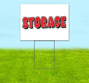 STORAGE 18x24 Yard Sign Corrugated Plastic Bandit USA - Picture 1 of 4