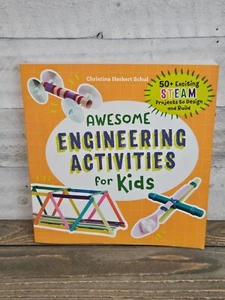 NEw Awesome Engineering Activities for Kids: 50+ Exciting STEAM Projects - Afbeelding 1 van 5