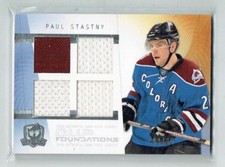 09-10 UD Upper Deck The Cup Foundations  Paul Stastny  /25  Quad Jerseys 