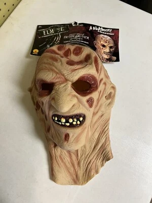 New A Nightmare on Elm Street Freddy Krueger Deluxe Rubber Mask 1990s NWT Horror - Image 1 of 4