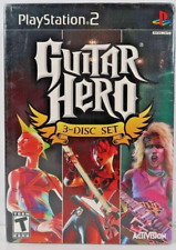 Guitar Hero 3-Disc Set (Sony PlayStation 2, 2008) New Sealed PS2