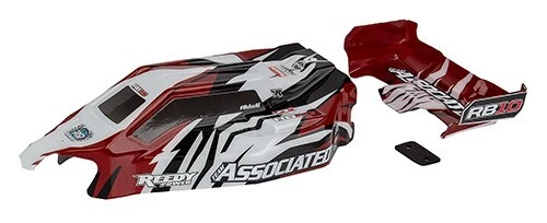 Team Associated #72020 RB10 RTR Body and Wing, red - Image 1 of 1