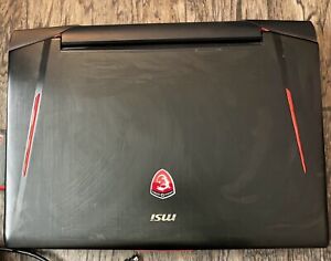 MSI GT80 GAMING LAPTOP 2QE INTEL I7- 4980HQ CPU@2.80GHz WIN 10 +CHARGER/BACKPACK
