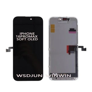 Pour iPhone 16 Pro Max SOFT OLED Écran Tactile Numériseur Cadre de Remplacement - Photo 1 sur 5