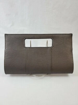 Encantadora cartera sin asas Charlie’s de cuero sintético bronce marrón mediano Foto 1 de 4