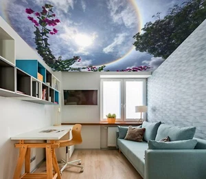 3D Regenbogen H2017 Decke Tapete Wandbilder Wandbild Aufkleber Deco Erin 23 - Picture 1 of 5
