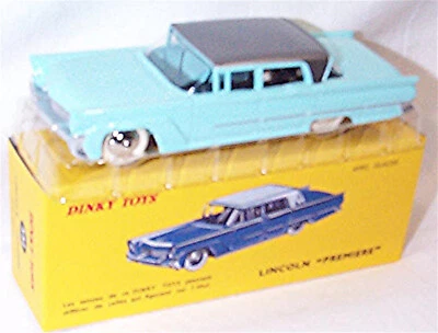 Atlas Dinky Toys Collection 532 Lincoln Premiere light Blue New boxed — 第 1/2 张图片