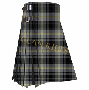Schottischer traditioneller Clan West Point handgefertigter 8 Yard Tartan Kilt für Männer maßgefertigt - Bild 1 von 2