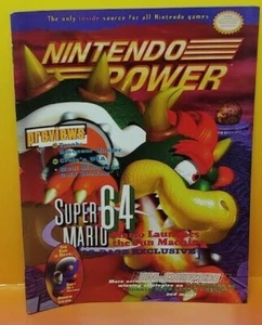 NES SNES N64 Nintendo Power ISSUE tUROK mAUI cRUIS'N mARIO nhl VOLUME  MAGAZINE - Picture 1 of 3