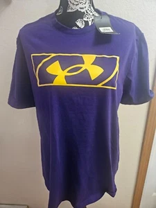 T-Shirt Größe L Under Armour (NEU) Lila & Gelb INVPV92 - Bild 1 von 3
