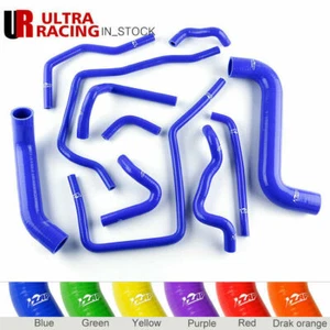 Kit de manguera de refrigerante de radiador de silicona de 11 piezas se adapta a SUBARU Impreza GDB NEW AGE 02-06 - Imagen 1 de 11