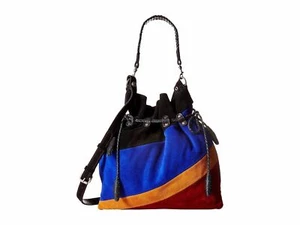 Patricia Nash CAFFARELLI Black Multi Drawstring Convertible Bag Crossbody NEW - Bild 1 von 12