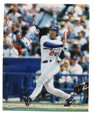 ERIC KARROS '92 ROY' Signed Los Angeles Dodgers 16x20 Photo (PSA/DNA COA) - Image 1 of 4