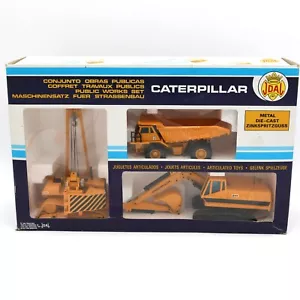 JOAL #353 DIECAST CONSTRUCTION VEHICLES CATERPILLAR "773-B" "225" "591" - Picture 1 of 10