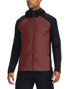 Under Armour ColdGear Sprint Hybrid Hooded Running Jacket, Large, NEW - Picture 1 of 3
