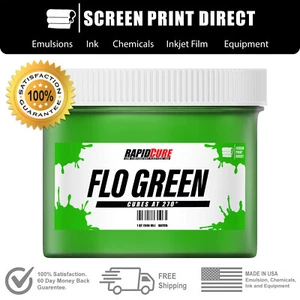 Fluorescent Green - Screen Printing Plastisol Ink - Low Temp Cure - 5 Gallon - Picture 1 of 1