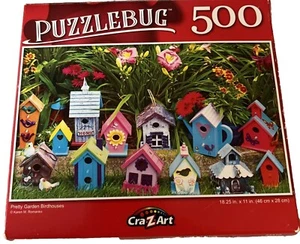 Puzzle Käfer 500 Teile Puzzle hübscher Garten Vogelhäuser - Bild 1 von 3