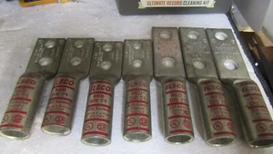 Menge 7 ILSCO Rot Matrize 71 2 Loch Drucklaschen 350 Kcmil 1-3/4" & 1-3/8" - Bild 1 von 13