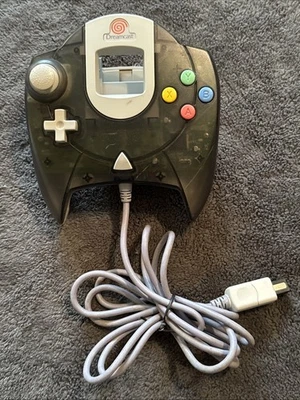 Auténtico controlador SEGA Dreamcast Clear Smoke Black HKT-7700 Foto 1 de 4