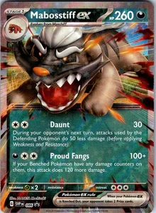 Mabosstiff ex - SV: Scarlet & Violet Promo Cards 086 - Picture 1 of 2