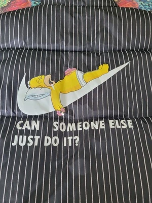 Homer Simpson Thick Snow Vest Men's Size 2XL Says Can't Someone Else Do It CS 50 - Image 1 of 4