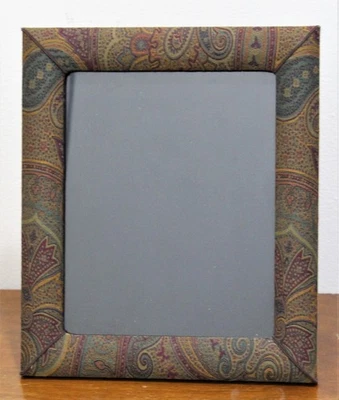 Marco de fotos vintage de tela de cachemira para el hogar Ralph Lauren de 8" x 10" Foto 1 de 4