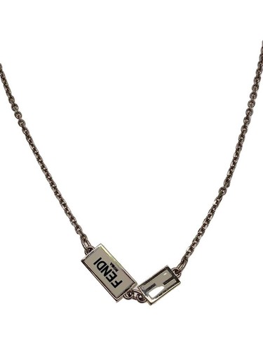Collana FENDI Donna 1A0923 con top in argento usata