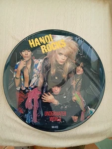 HANOI ROCKS Underwater World ORIG 1st UK CBS 1984 12" . WA 4732, picture disc - Picture 1 of 4