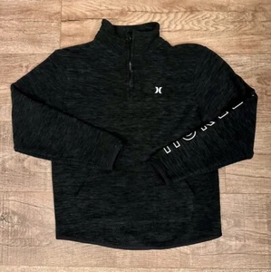 Boys Hurley Quarter Zip Pullover Size Medium 10/12 - Picture 1 of 9