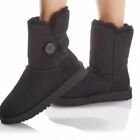 Ugg Australia Women Classic 5803 Sheepskin Bailey Button Ii Boots Shoes Sz 7