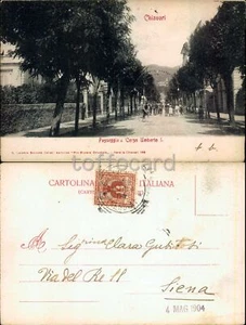 GENOVA PROVINCIA-CHIAVARI-PASSEGGIATA CORSO UMBERTO I-C53-4 - Picture 1 of 1
