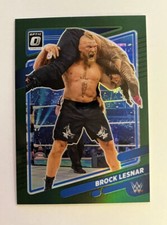 2022 WWE Panini Chronicles Donruss Optic - Brock Lesnar /25 Green Prizm #371