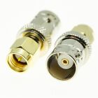 2pcs BNC Female Jack to SMA Male Plug RF Coaxial Adapter Connector