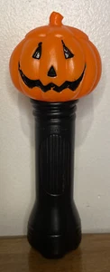 Rare Vtg Halloween Blow Mold Pumpkin Lite Monster Flash Light toy Not Tested - Picture 1 of 6