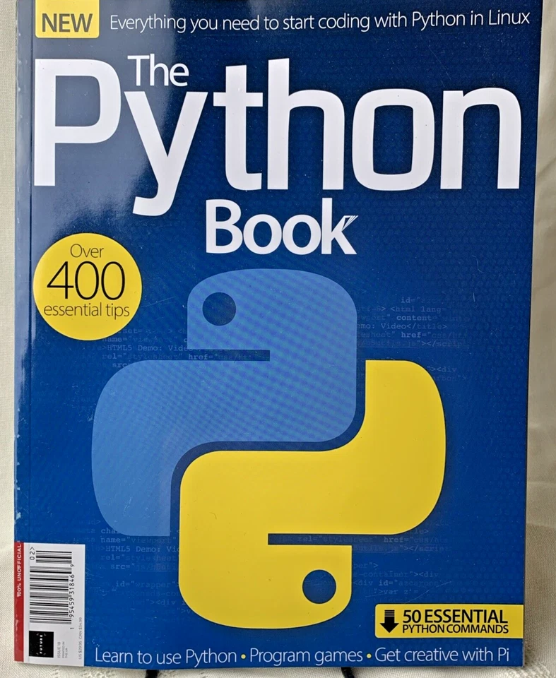 2024 PYTHON BOOK Over 400 Essential Tips FREE DOWNLOAD Tutorials GAMES 178 Pages - Image 1 of 1