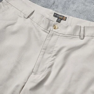 Peter Millar Golf Shorts Mens Size 35 Beige EB84 Wicking Salem Performance - Picture 1 of 11