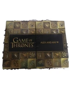  Alex And Ani Game Of Thrones Lannister Adjustable Trio Necklace -NIB - Picture 1 of 12