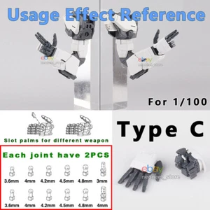 For 1/100 Gunpla RE MG Gundam Model Action Hand 3.0 RX-78-2 Sazabi Strike C Set - Picture 1 of 18