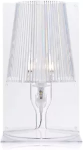 Kartell Lampada da Tavolo Take Crystal Design Ferruccio Laviani Trasparente - Imagen 1 de 9
