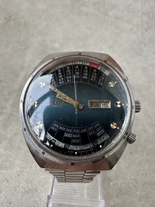 Watch Orient College Perpetual Multi Year Calendar Automatic Japan BLUE - Picture 1 of 8